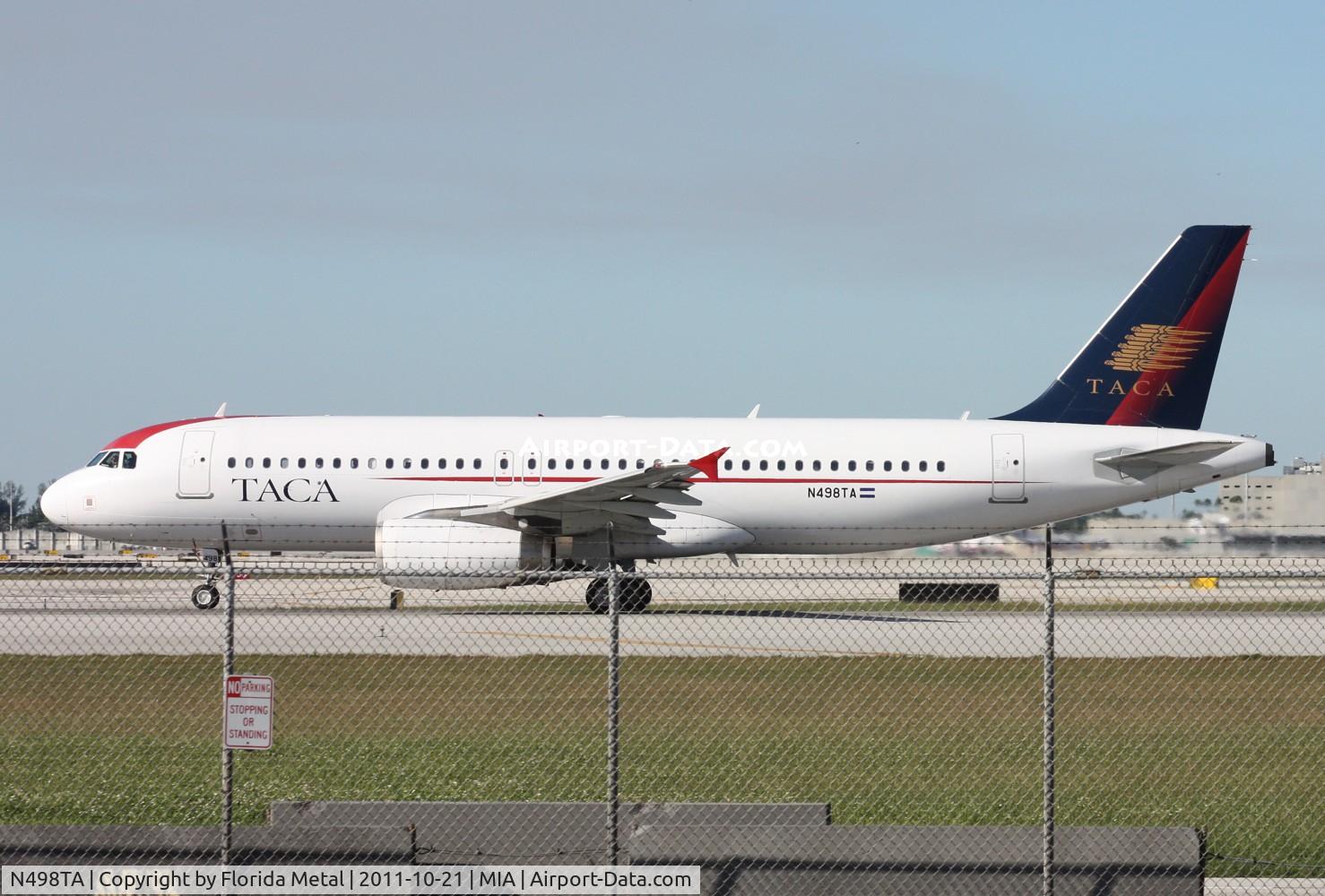 N498TA, 2008 Airbus A320-233 C/N 3418, Taca A320