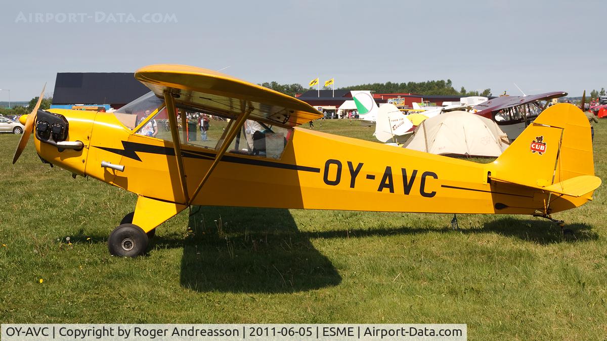 OY-AVC, 1944 Piper J3C-65 Cub C/N 12663, At EAA FlyIn.