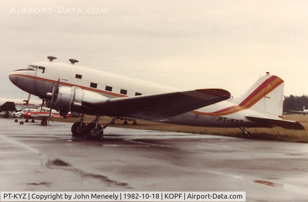 PT-KYZ, 1942 Douglas C-47A Skytrain C/N 11837, Scanned from a print