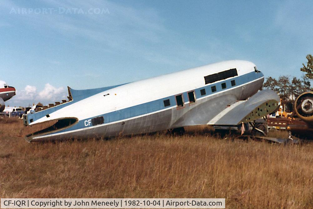 CF-IQR, 1942 Douglas C-47A Skytrain C/N 11876, Derelict - St. Albert, AB, Canada