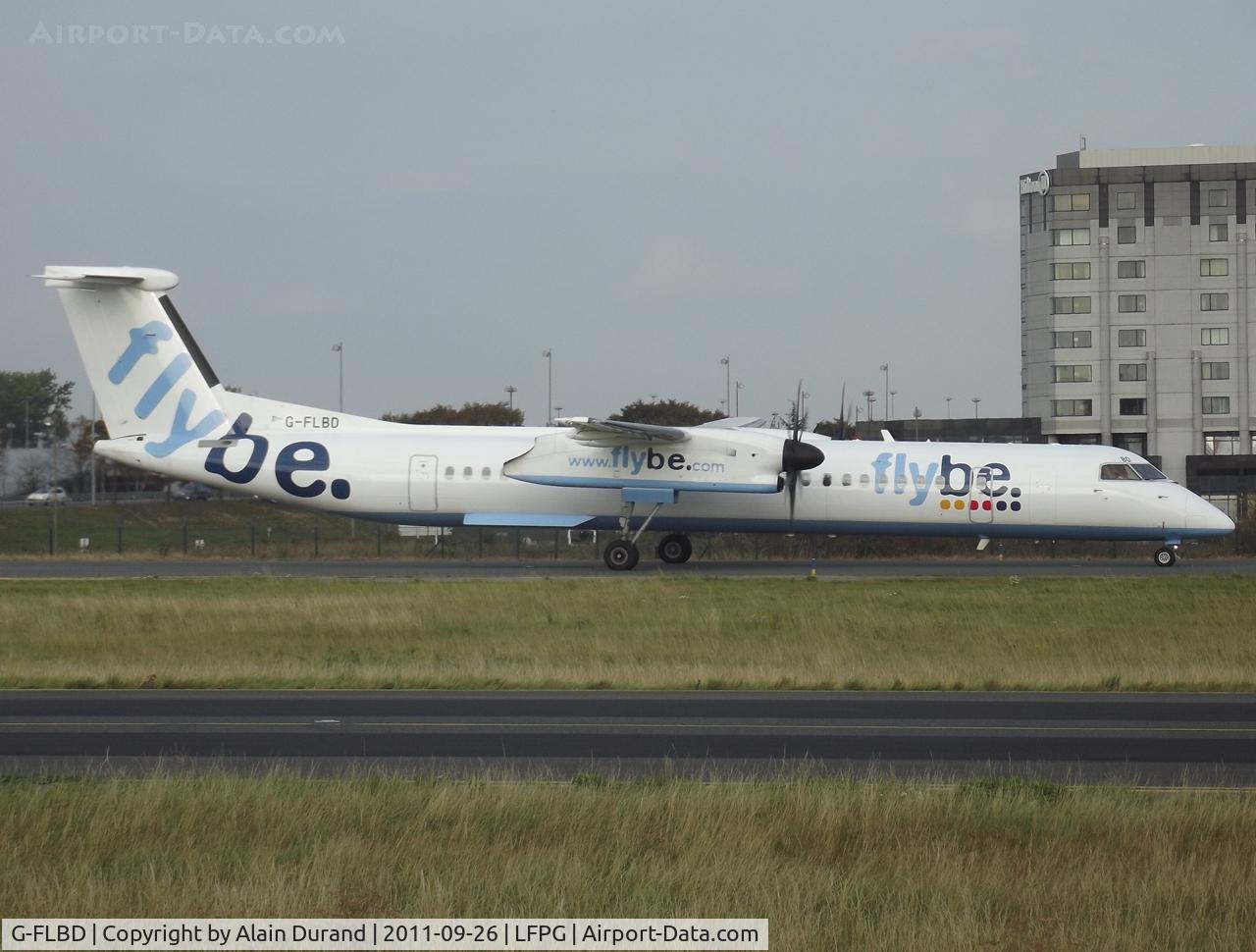G-FLBD, 2009 De Havilland Canada DHC-8-402Q Dash 8 C/N 4259, briefly leased to Olympic in 2009/10