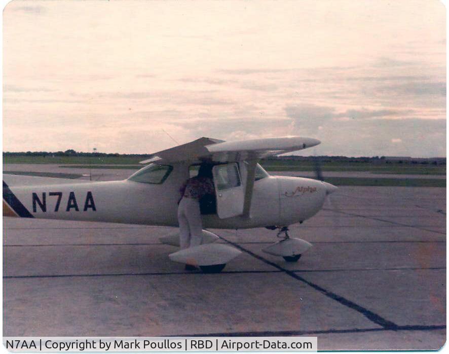N7AA, 1970 Cessna 150L C/N 15072420, My First Solo March 1977
