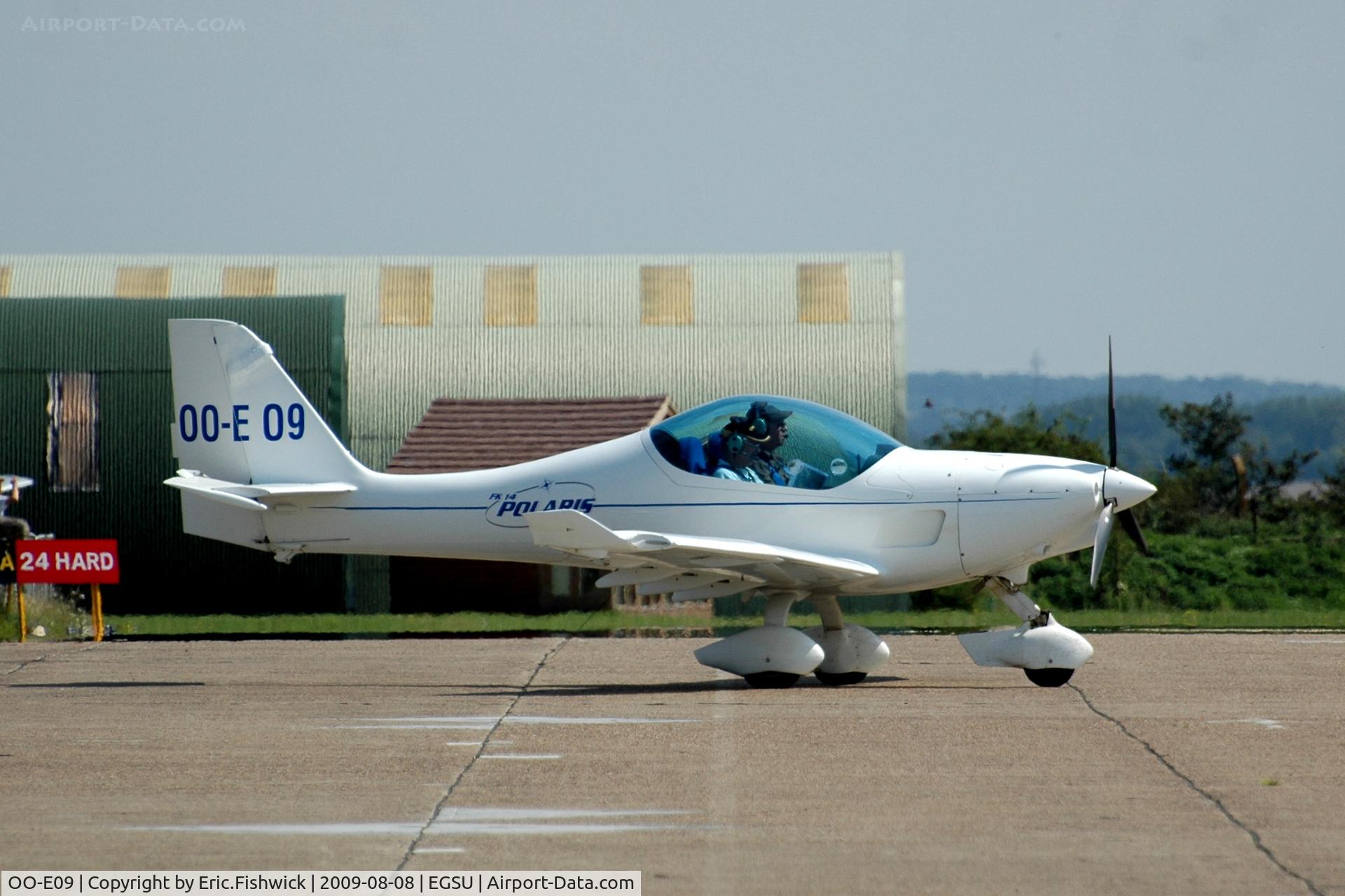 OO-E09, 2002 B & F Funk FK-14B Polaris C/N 014-023, 00-E 09 Funk FK14 Polaris at Duxford