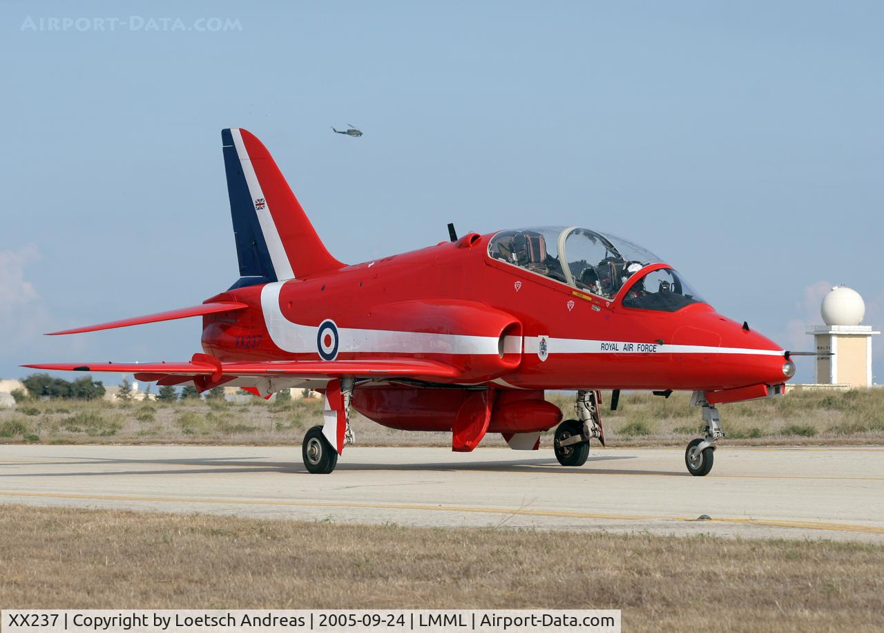 XX237, 1978 Hawker Siddeley Hawk T.1A C/N 073/312073, Red Arrows