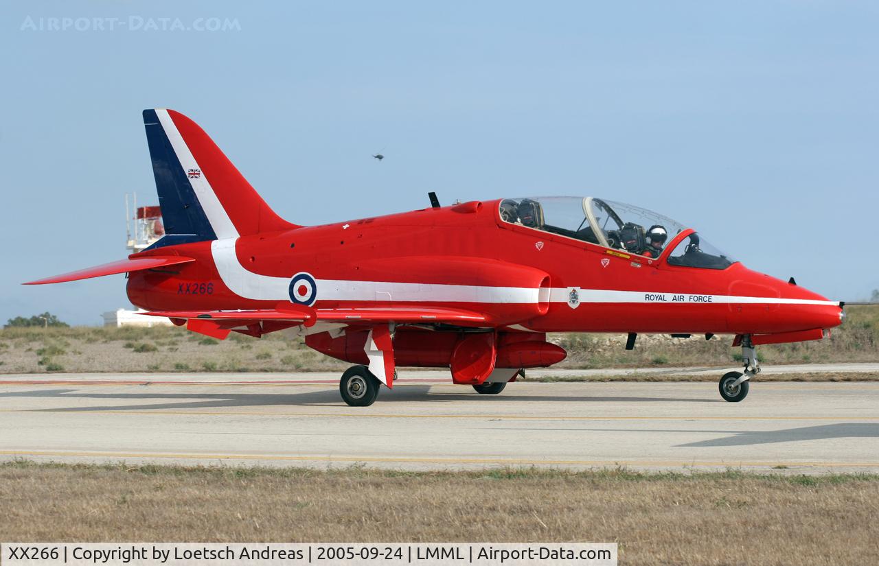 XX266, 1979 Hawker Siddeley Hawk T.1A C/N 102/312102, Red Arrows