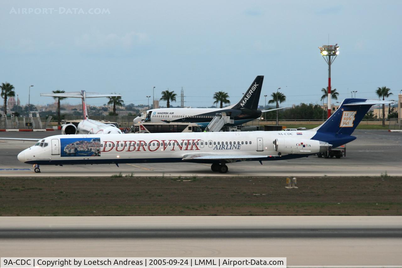 9A-CDC, 1982 McDonnell Douglas MD-82 (DC-9-82) C/N 49112, Dubrovnik