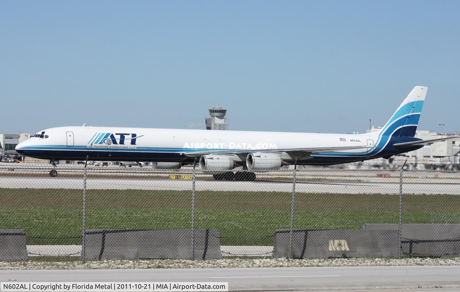 N602AL, 1968 Douglas DC-8-73F C/N 45991, ATI DC-8-73