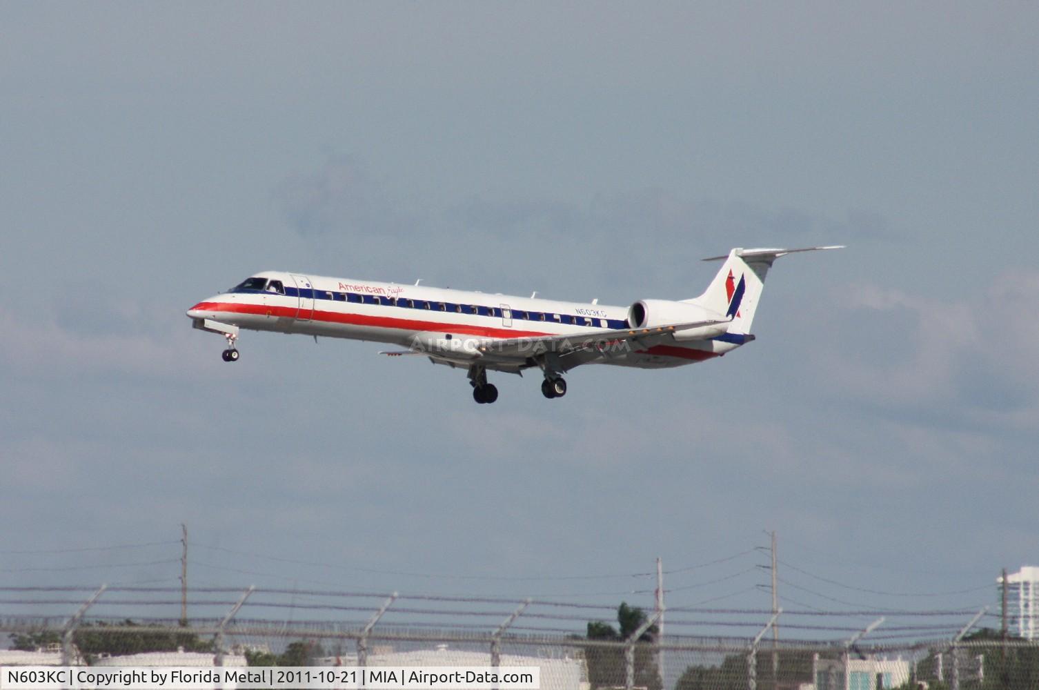N603KC, 1998 Embraer ERJ-145LR (EMB-145LR) C/N 145055, Eagle E145
