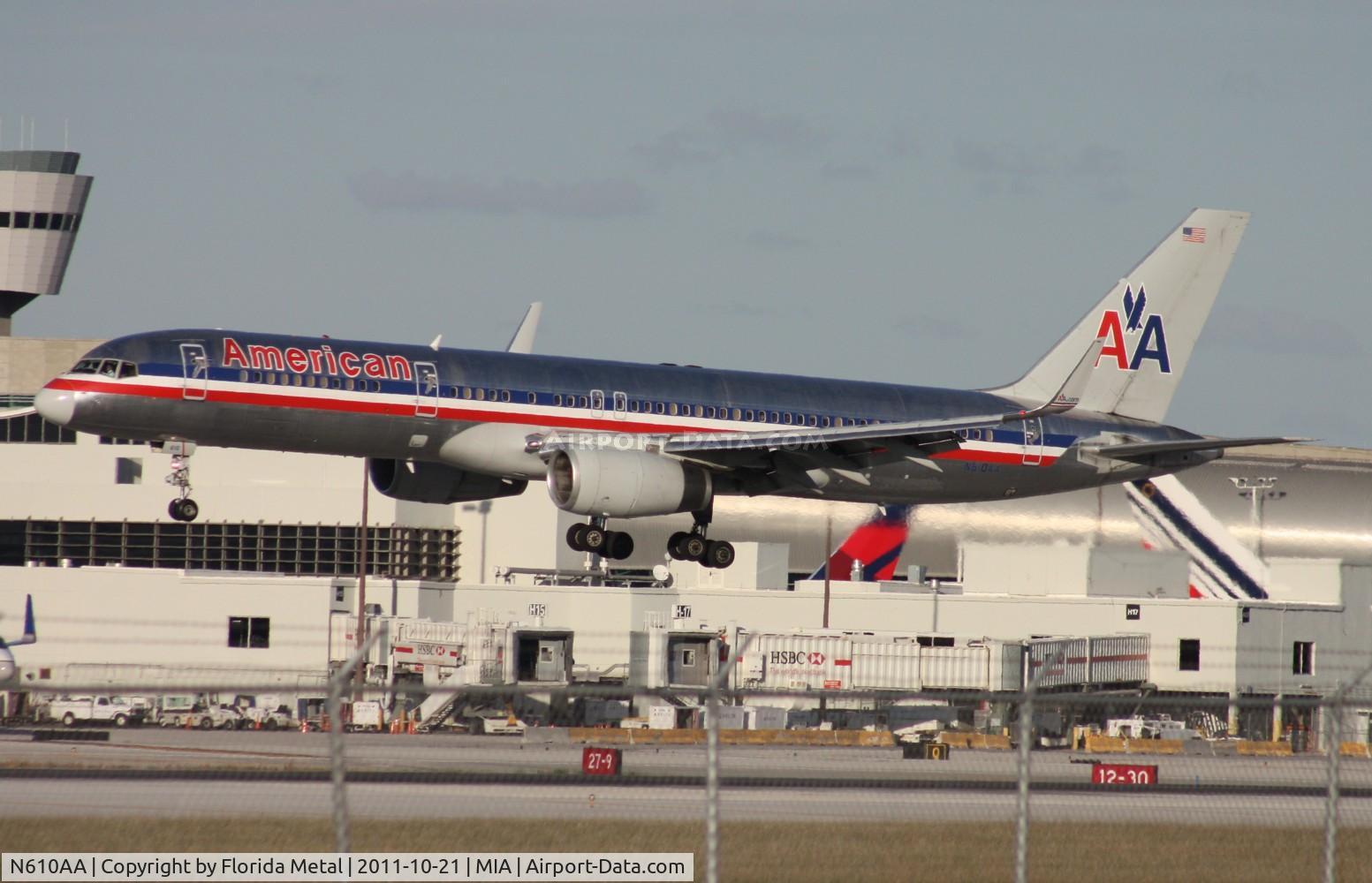 N610AA, 1989 Boeing 757-223 C/N 24486, American 757