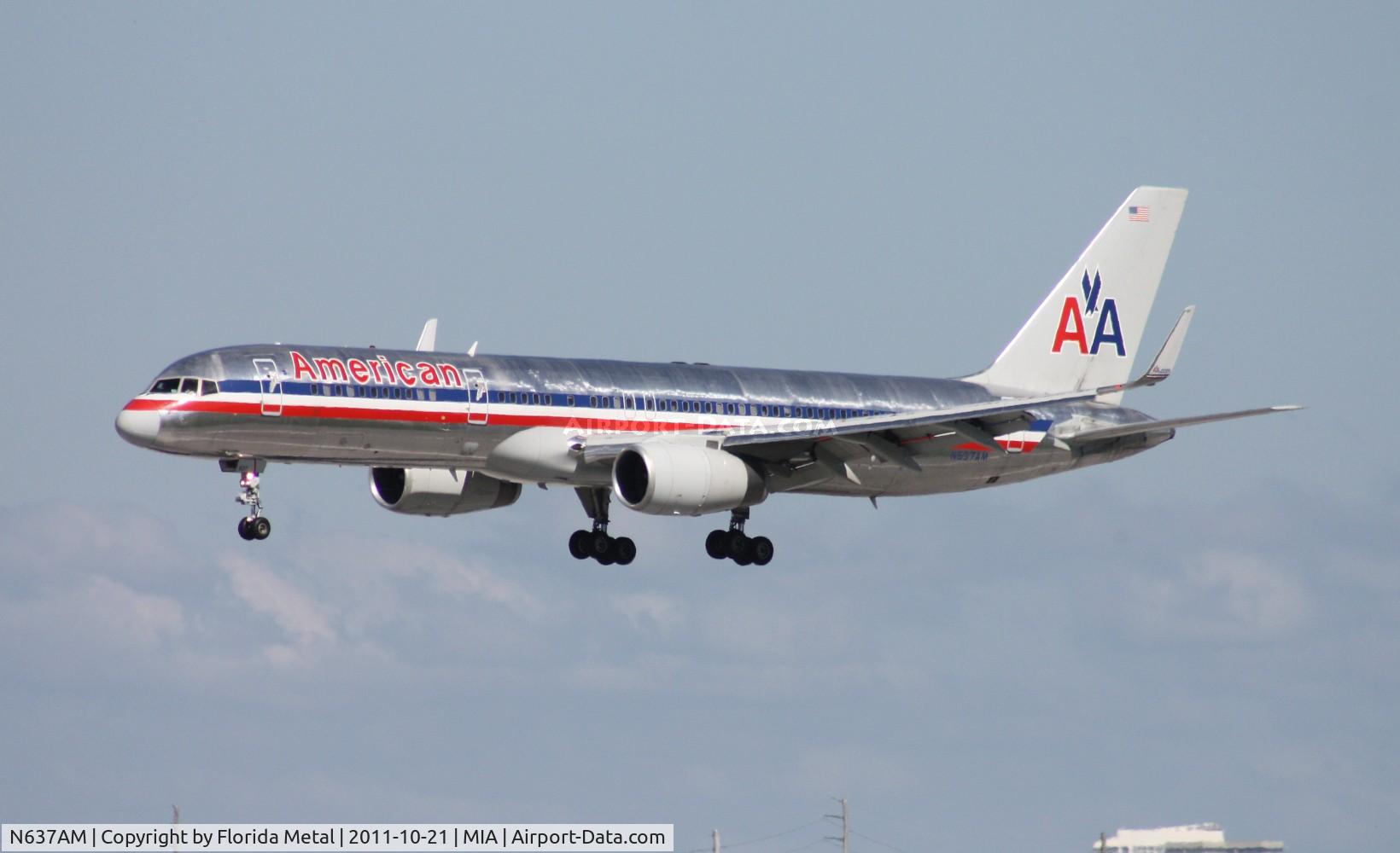 N637AM, 1991 Boeing 757-223 C/N 24595, American 757