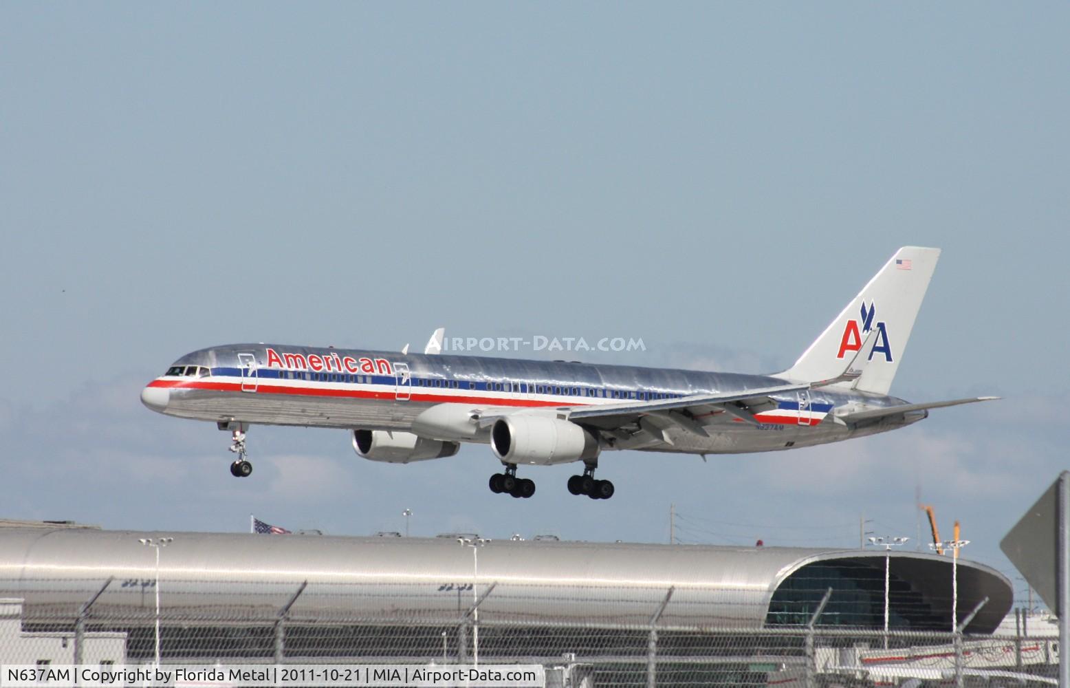 N637AM, 1991 Boeing 757-223 C/N 24595, American 757
