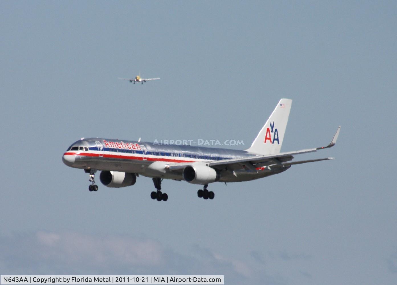 N643AA, 1991 Boeing 757-223 C/N 24601, American 757