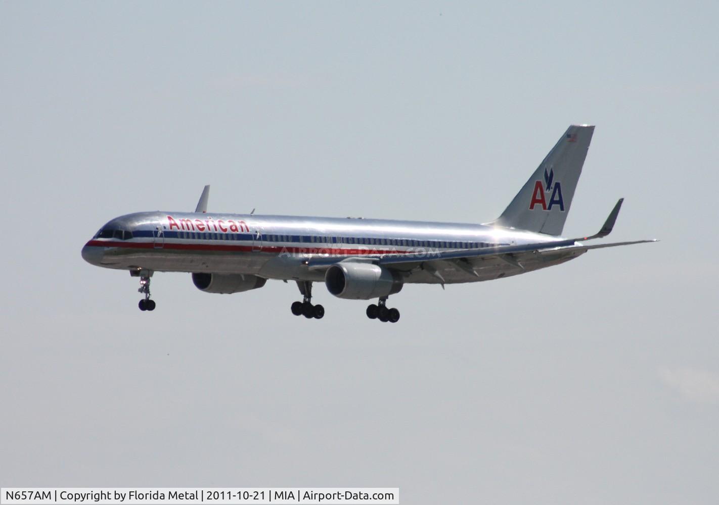 N657AM, 1991 Boeing 757-223 C/N 24615, American 757