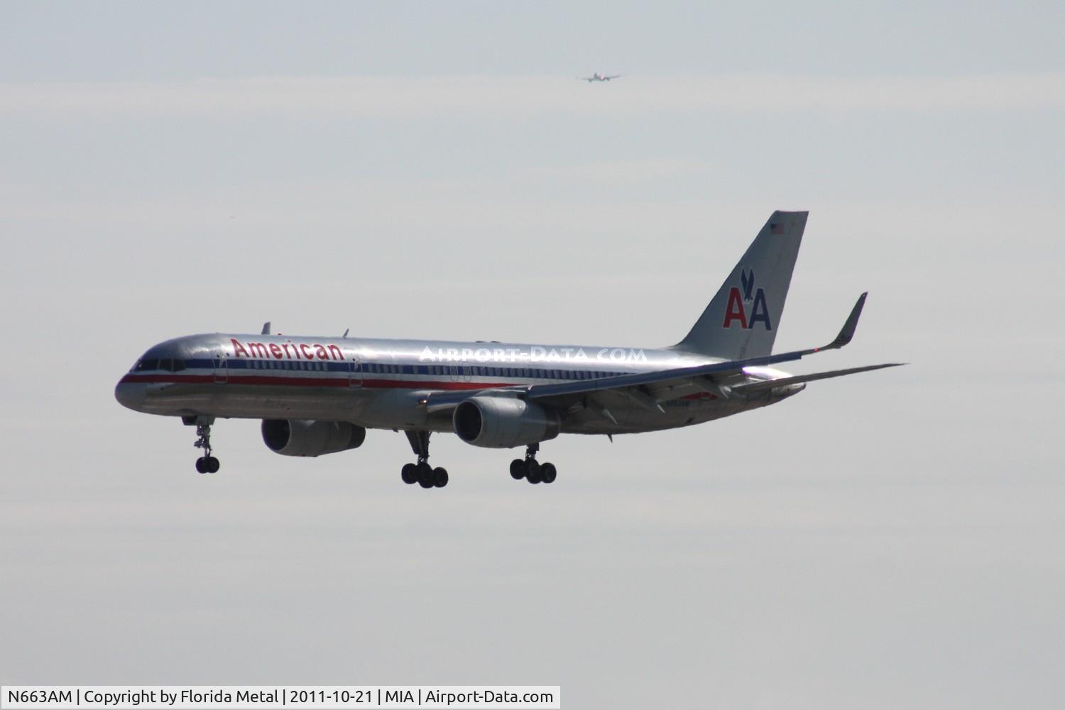 N663AM, 1992 Boeing 757-223 C/N 25297, American 757