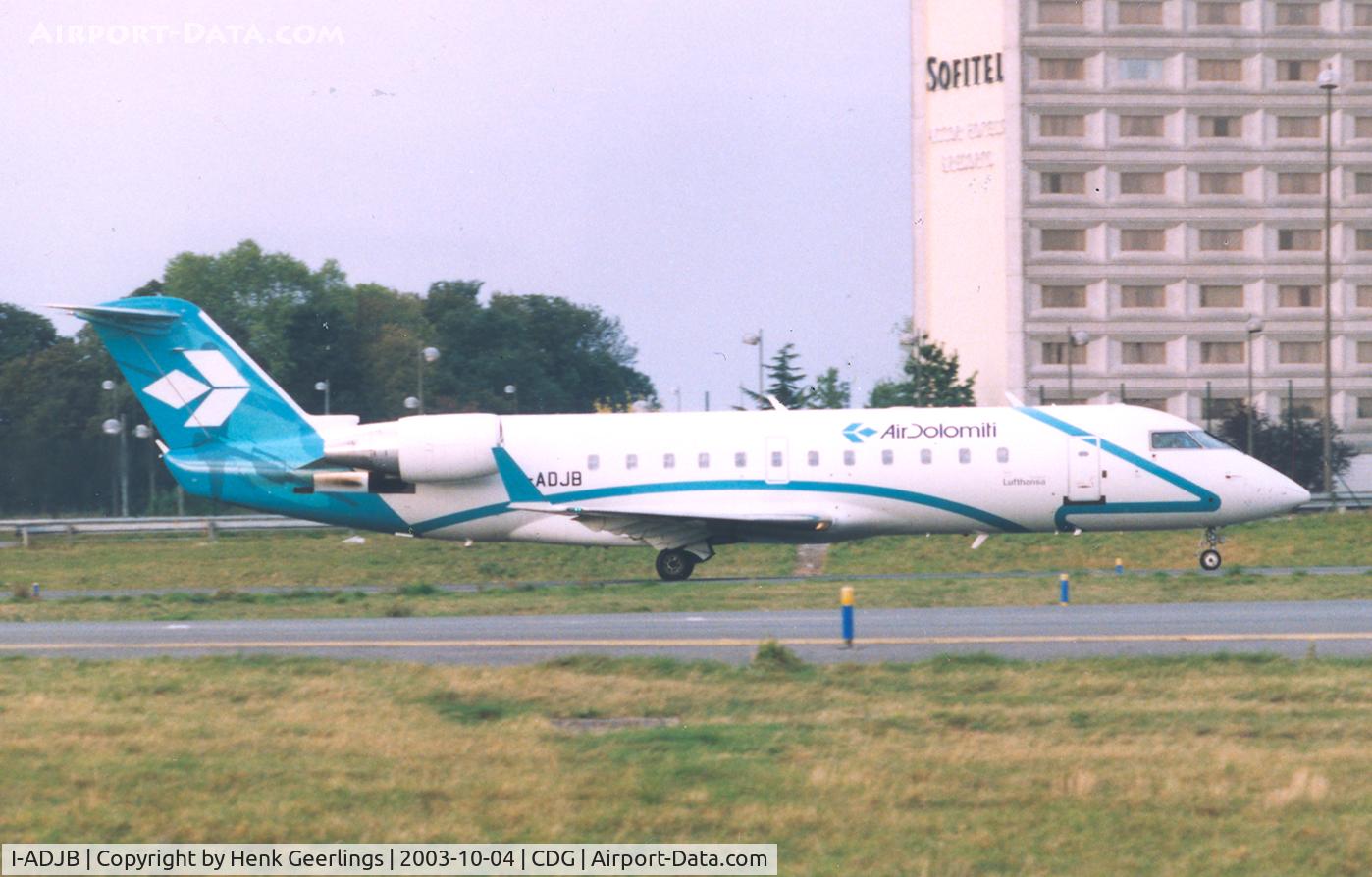 I-ADJB, 2001 Canadair CRJ-200LR (CL-600-2B19) C/N 7486, Air Dolomiti