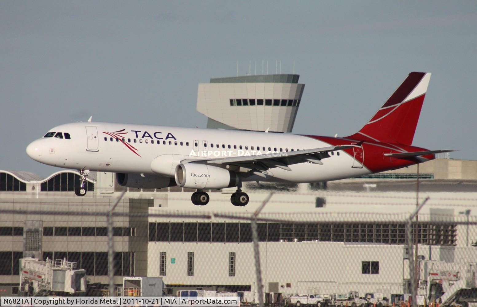 N682TA, 2008 Airbus A320-233 C/N 3581, Taca A320