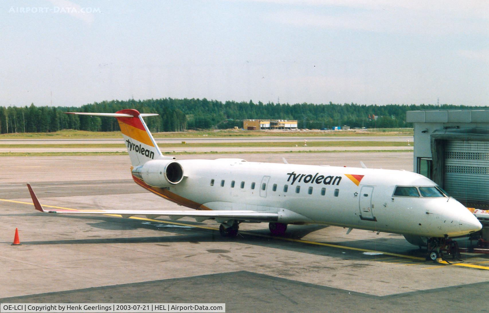 OE-LCI, 1996 Canadair CRJ-200LR (CL-600-2B19) C/N 7133, Tyrolean