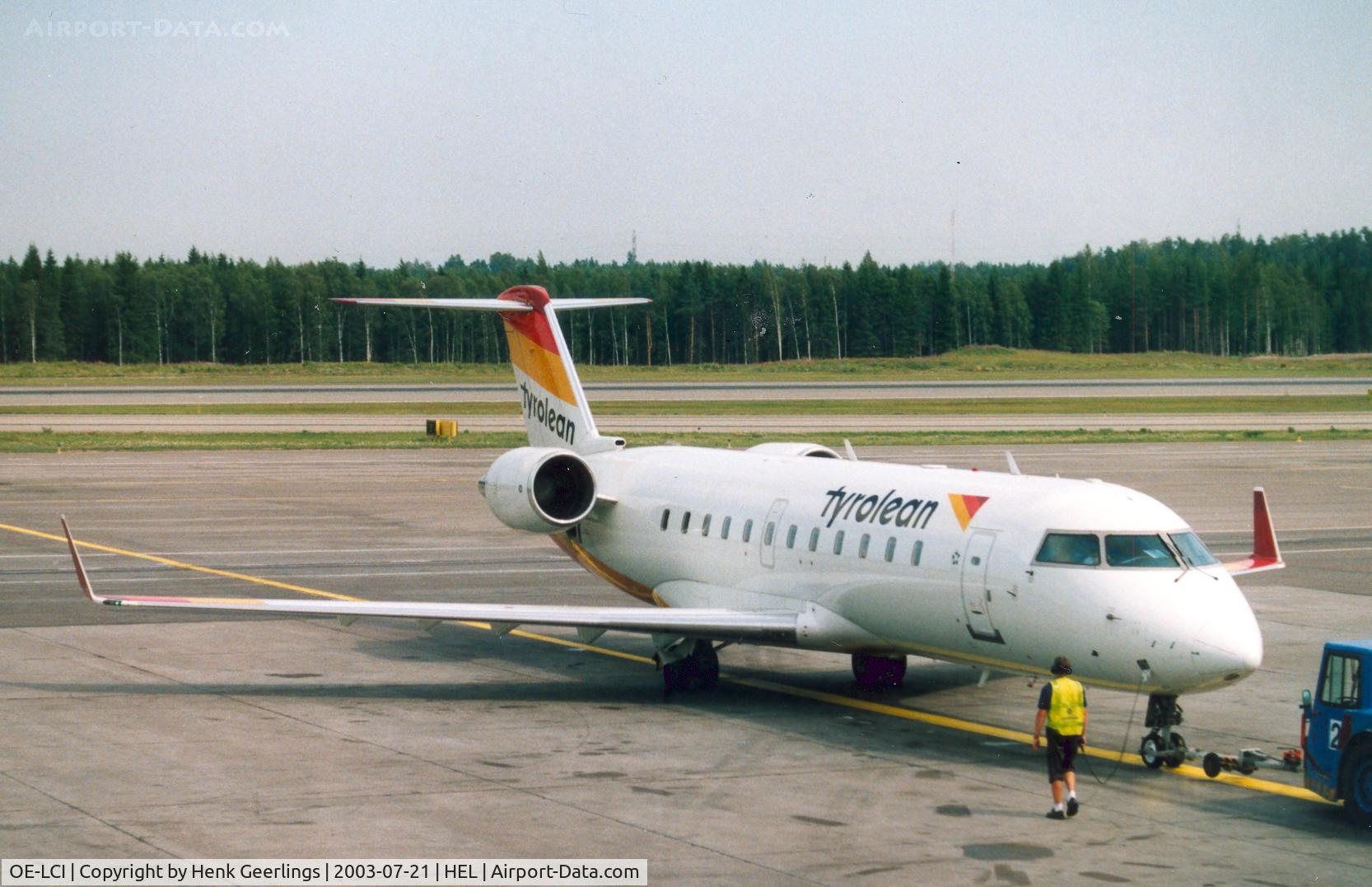 OE-LCI, 1996 Canadair CRJ-200LR (CL-600-2B19) C/N 7133, Tyrolean