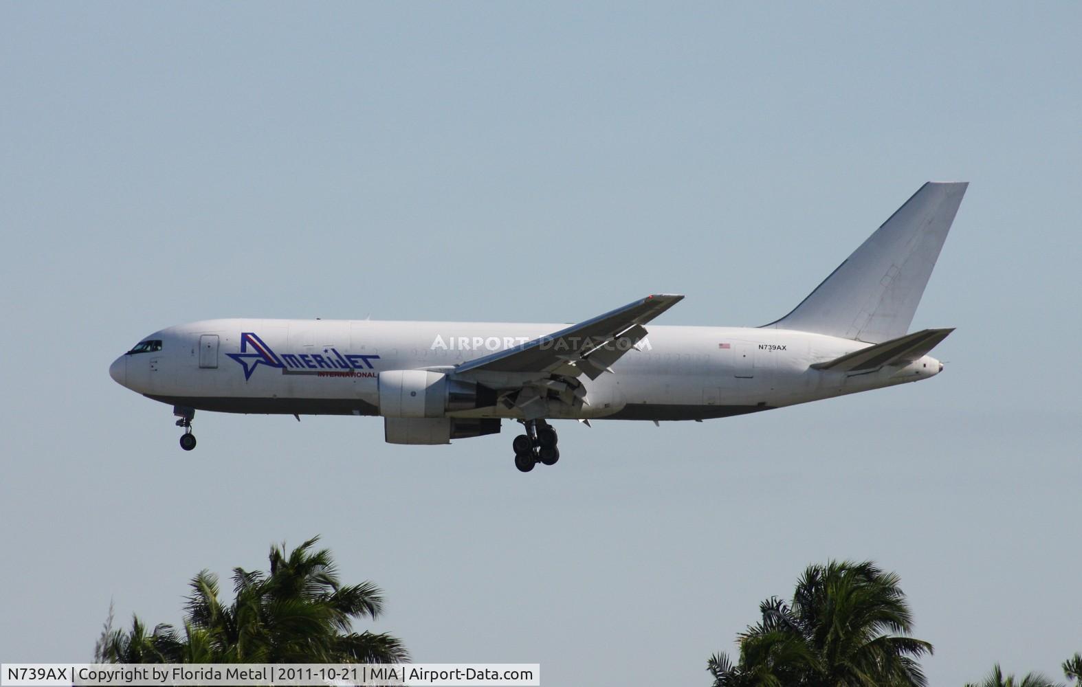 N739AX, 1982 Boeing 767-232 C/N 22216, Amerijet 767