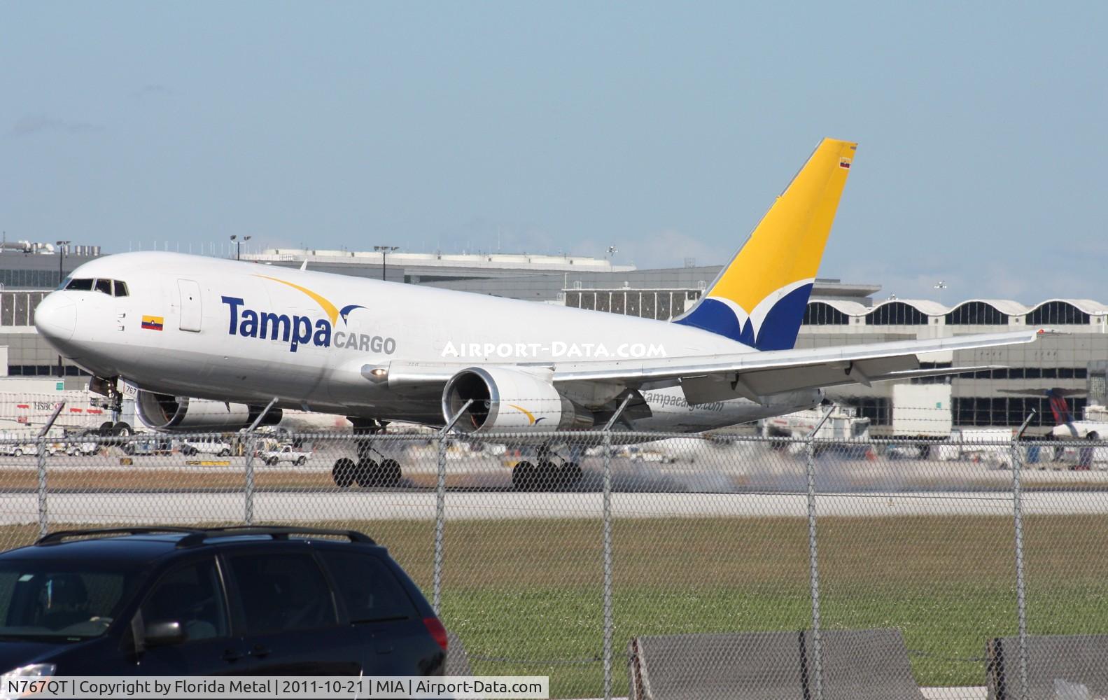 N767QT, 1987 Boeing 767-200/ER C/N 23804, Tampa Colombia 767