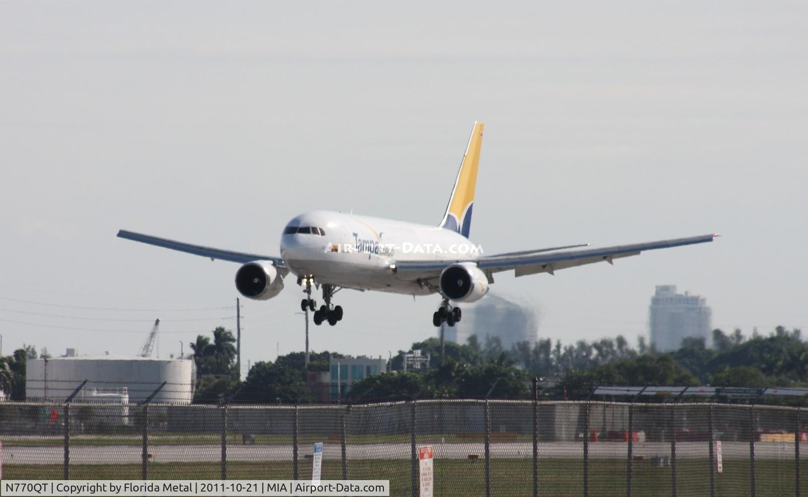 N770QT, 1987 Boeing 767-241 C/N 23802, Tampa Colombia 767