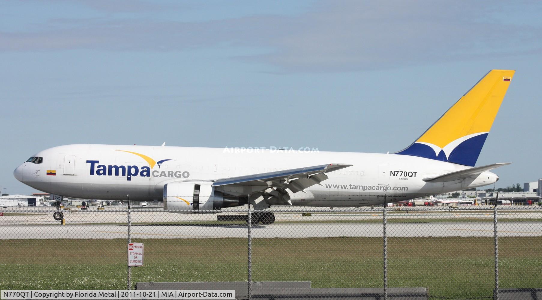 N770QT, 1987 Boeing 767-241 C/N 23802, Tampa Cargo 767
