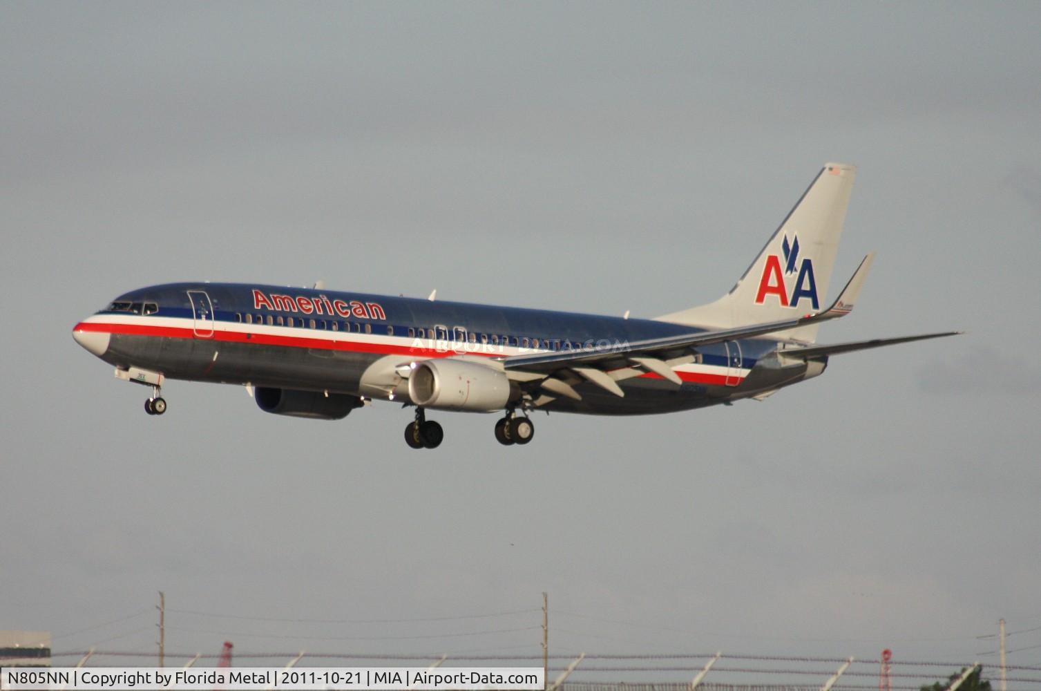 N805NN, 2009 Boeing 737-823 C/N 31075, American 737-800