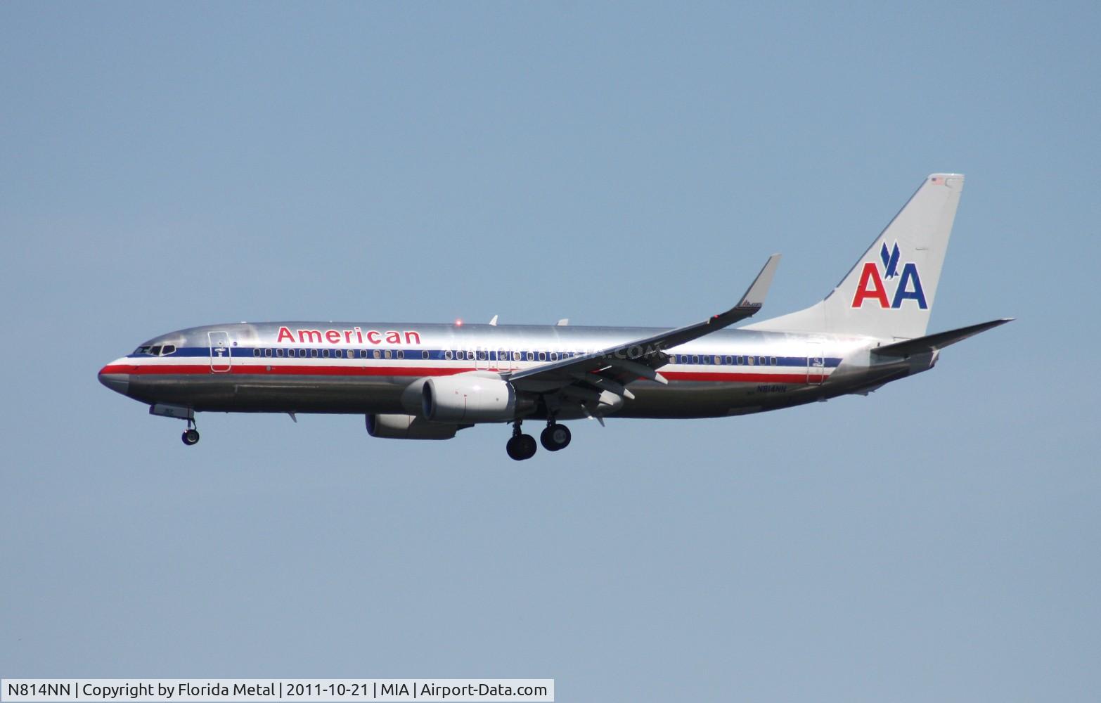 N814NN, 2009 Boeing 737-823 C/N 29562, American 737