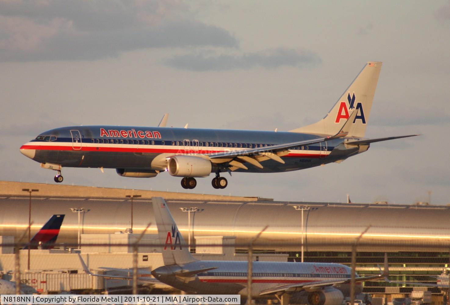 N818NN, 2009 Boeing 737-823 C/N 30910, American 737