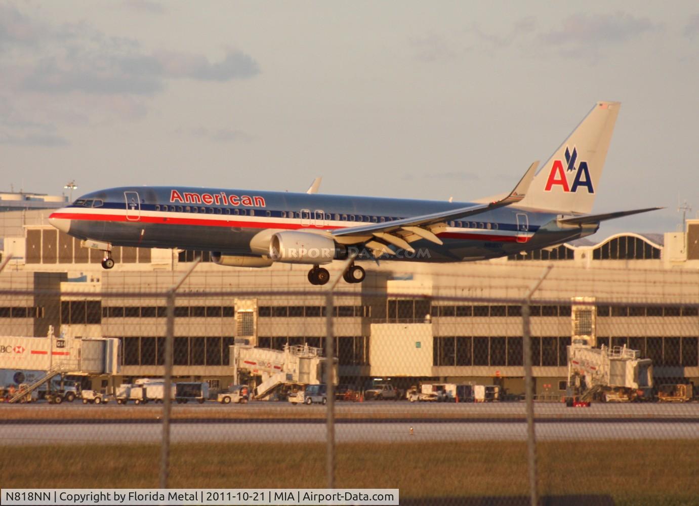 N818NN, 2009 Boeing 737-823 C/N 30910, American 737