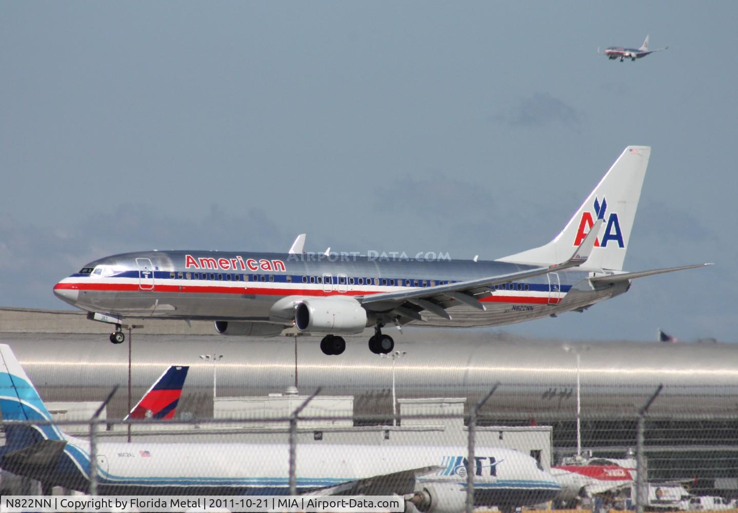 N822NN, 2009 Boeing 737-823 C/N 31085, American 737