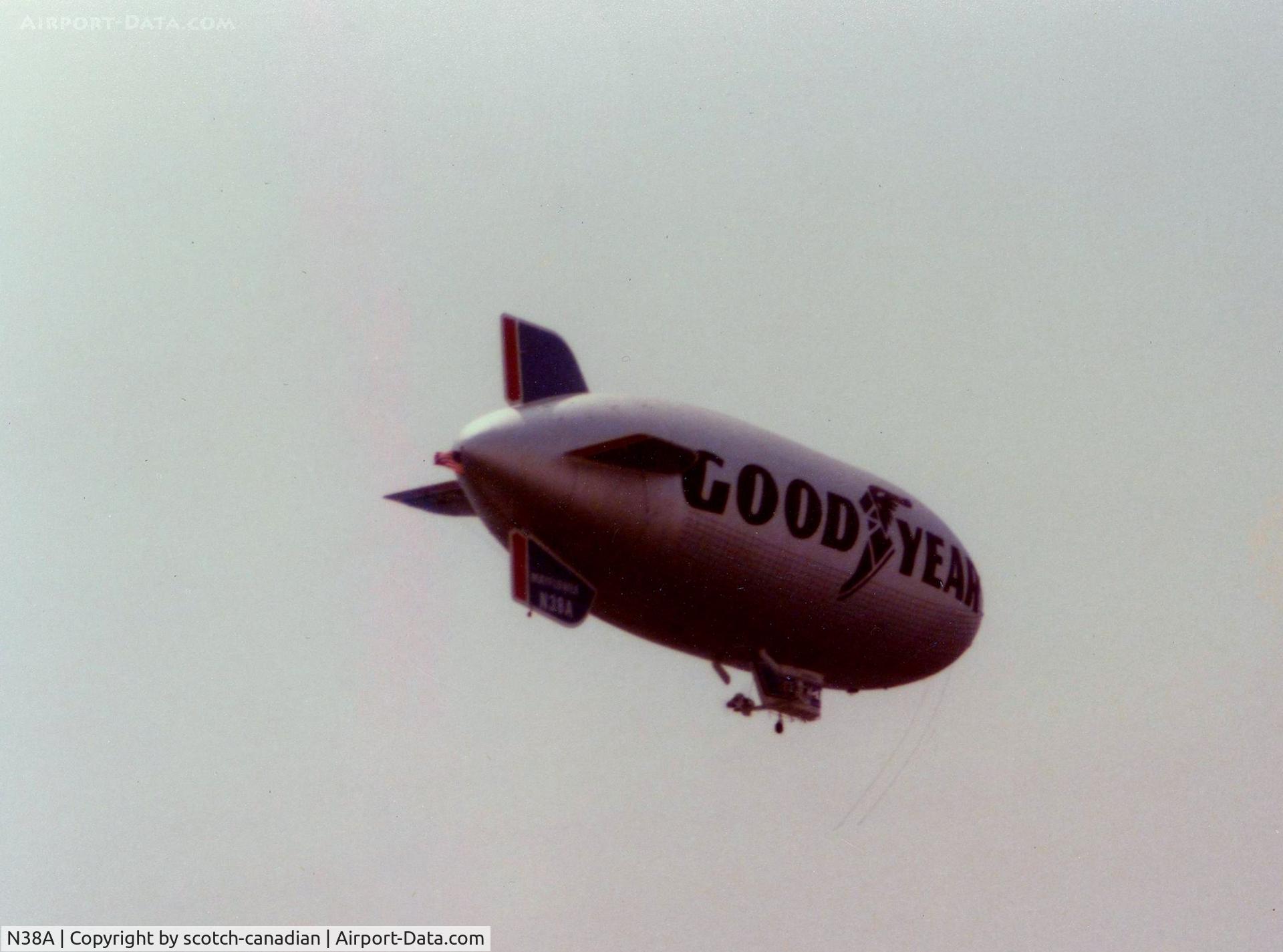 N38A, 1976 Goodyear Airship GZ-19A C/N C-138, 1976 Goodyear Airship GZ-19A N38A 