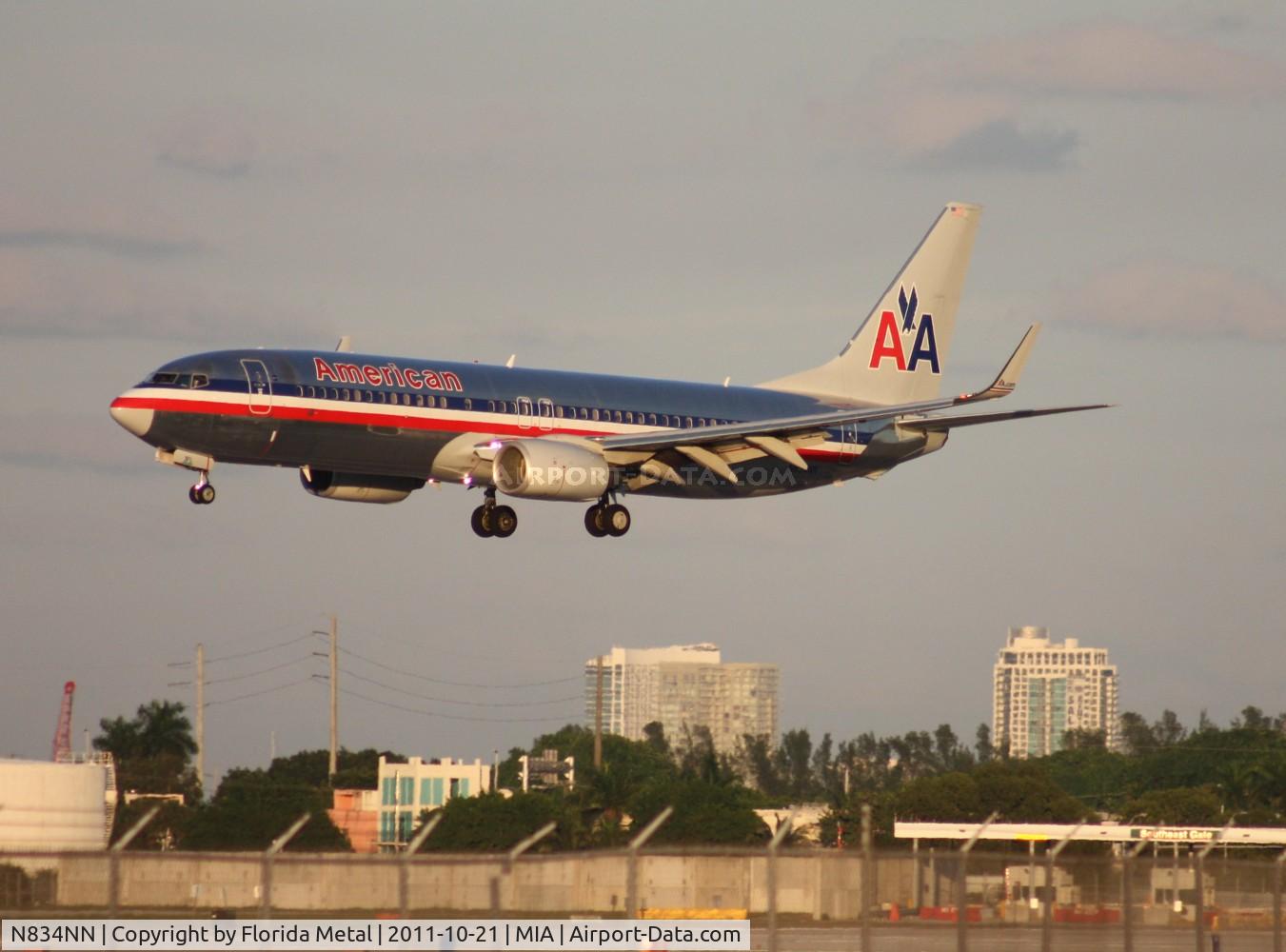 N834NN, 2010 Boeing 737-823 C/N 29576, American 737