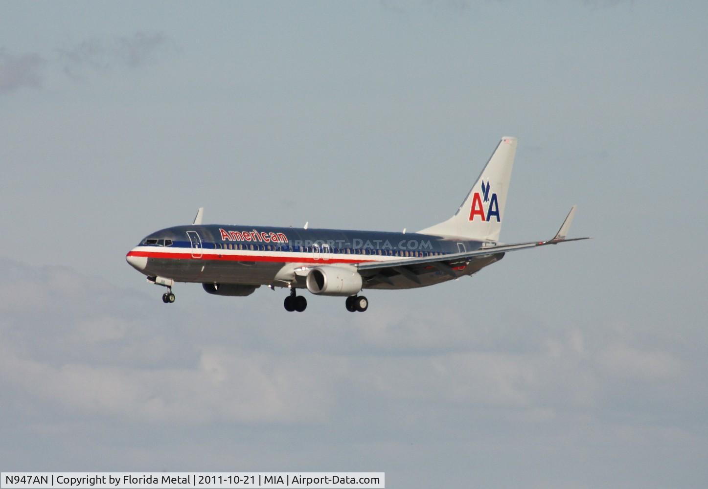 N947AN, 2000 Boeing 737-823 C/N 29536, American 737