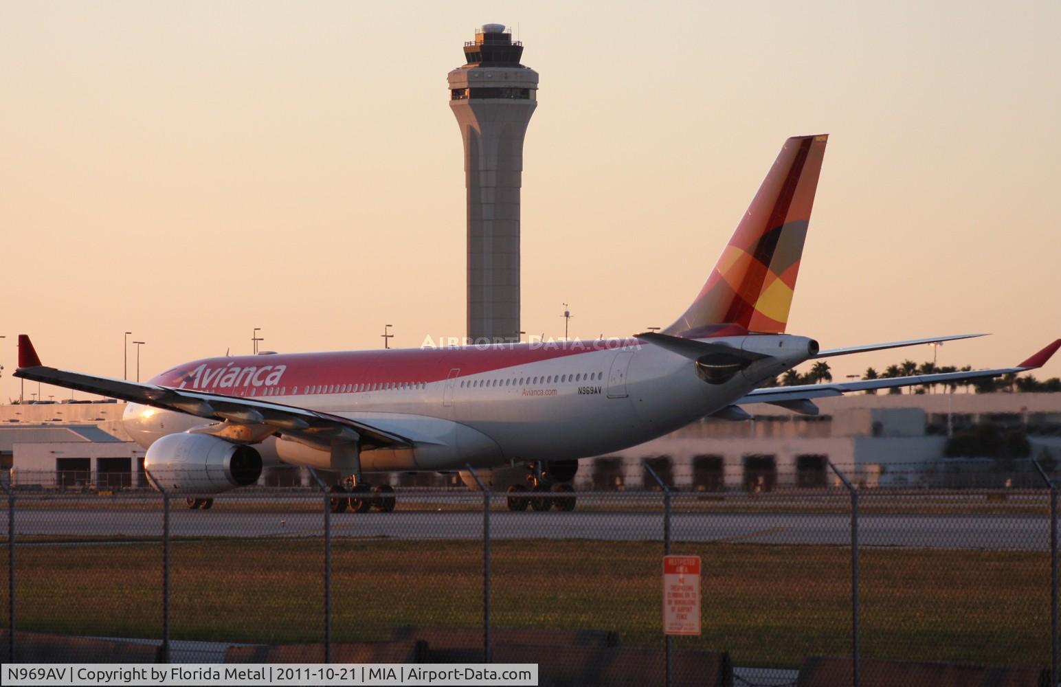 N969AV, 2009 Airbus A330-243 C/N 1016, Avianca A330