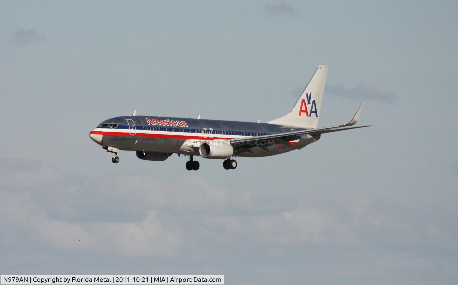N979AN, 2009 Boeing 737-823 C/N 29568, American 737