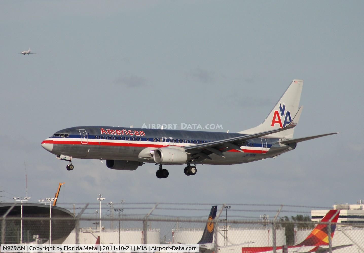 N979AN, 2009 Boeing 737-823 C/N 29568, American 737