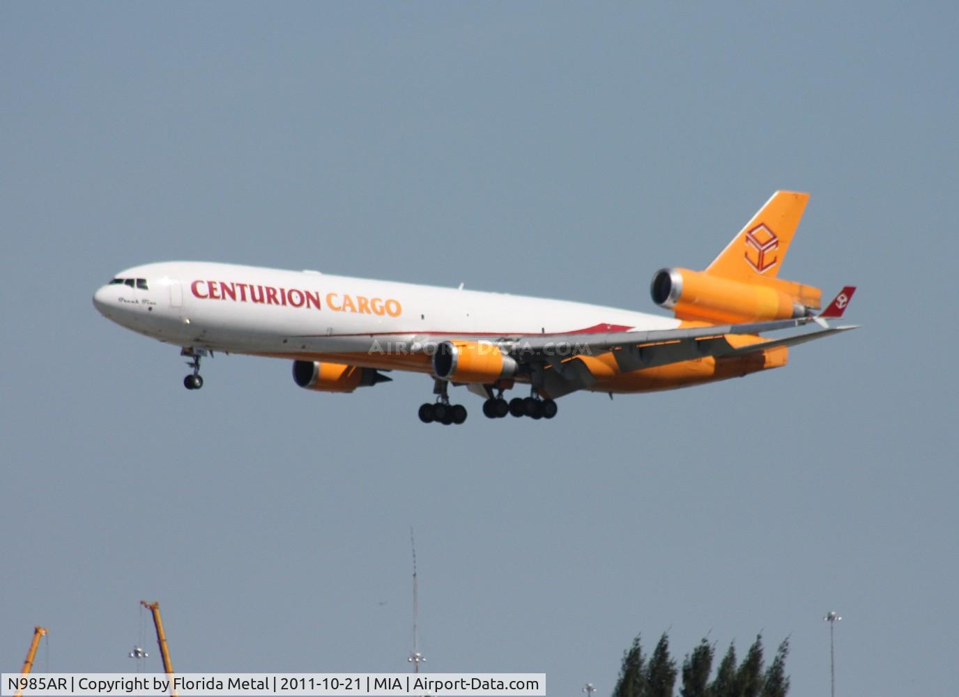 N985AR, 1992 McDonnell Douglas MD-11F C/N 48430, Centurion MD-11
