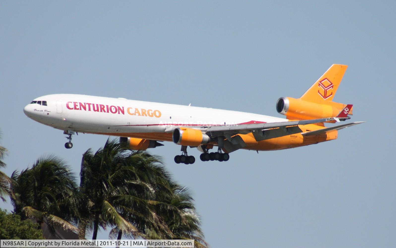 N985AR, 1992 McDonnell Douglas MD-11F C/N 48430, Centurion MD-11