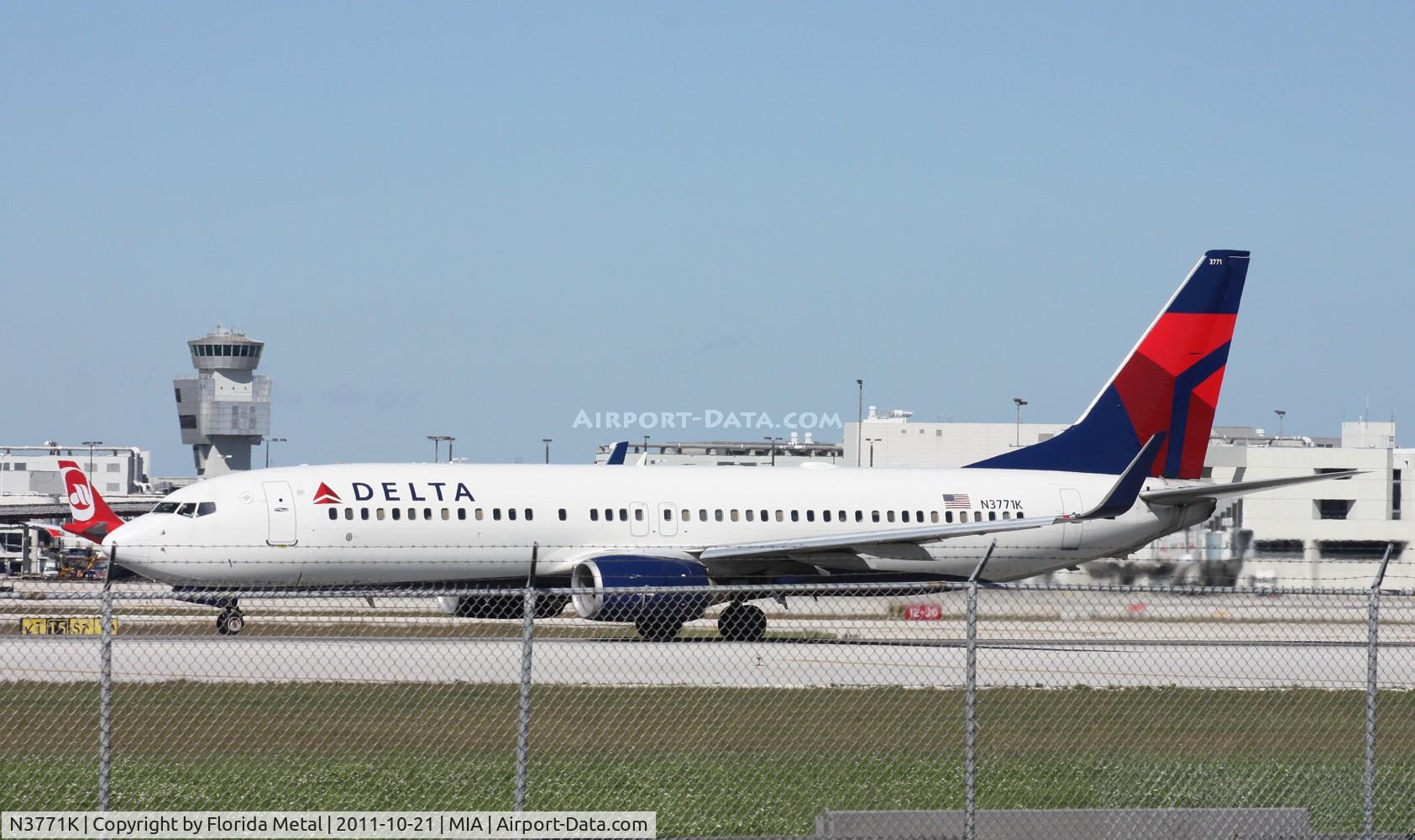 N3771K, 2002 Boeing 737-832 C/N 29632, Delta 737