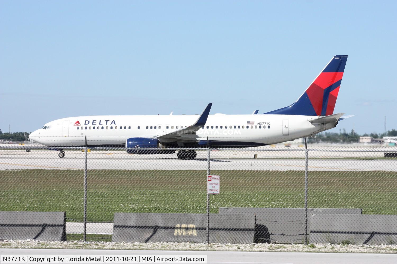 N3771K, 2002 Boeing 737-832 C/N 29632, Delta 737