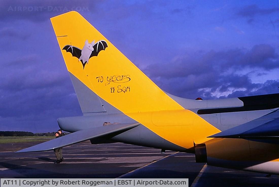 AT11, Dassault-Dornier Alpha Jet 1B C/N B11/1032, 1988.BATBIRD.70 YEARS 11 SQUADRON.