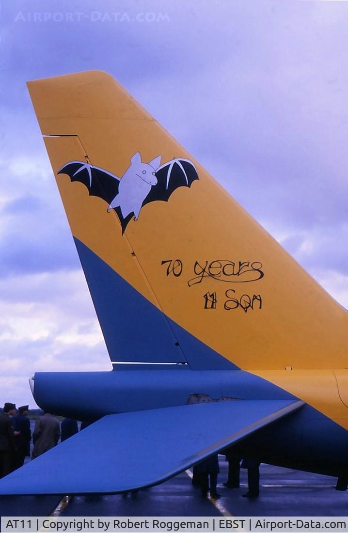 AT11, Dassault-Dornier Alpha Jet 1B C/N B11/1032, 1988.BATBIRD.70 YEARS 11 SQUADRON.