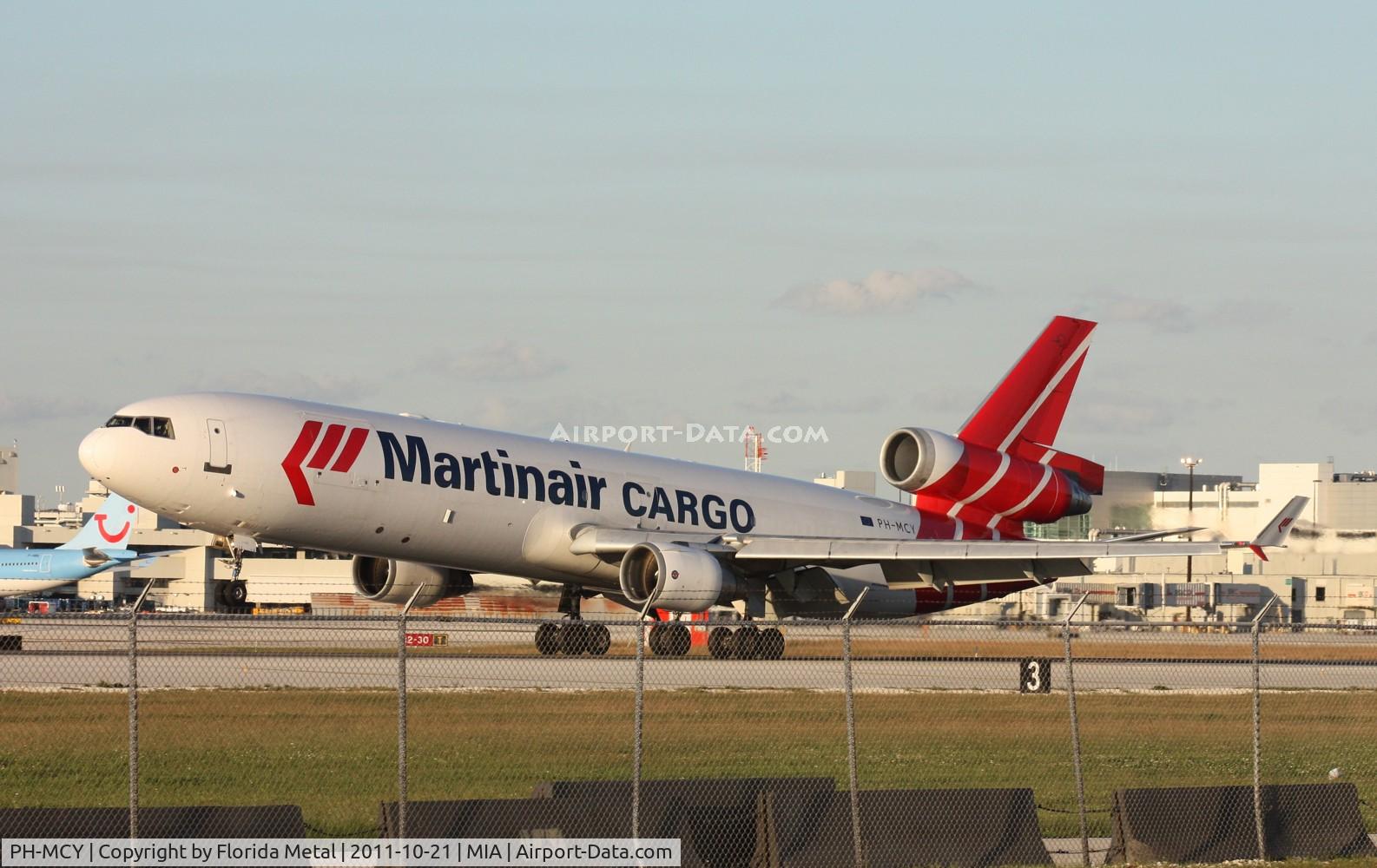 PH-MCY, 1991 McDonnell Douglas MD-11F C/N 48445, Martinair Cargo MD11