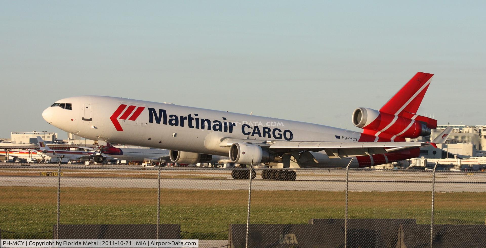 PH-MCY, 1991 McDonnell Douglas MD-11F C/N 48445, Martinair Cargo MD-11
