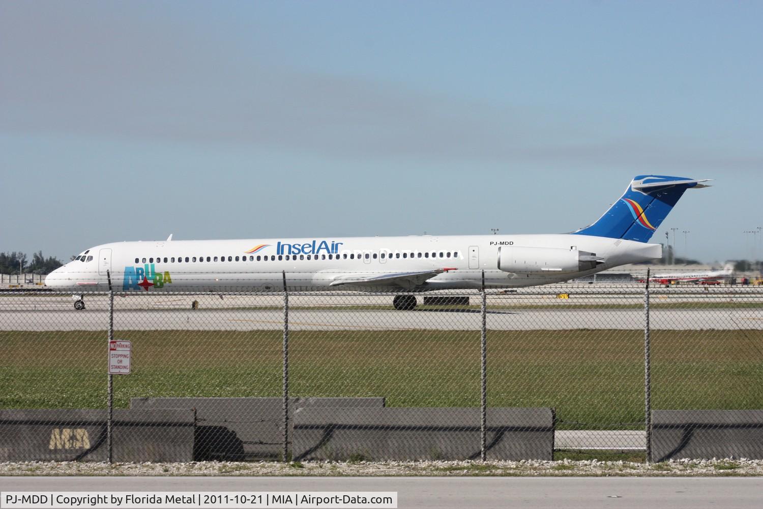 PJ-MDD, 1990 McDonnell Douglas MD-82 (DC-9-82) C/N 49972, Insel Air MD-82
