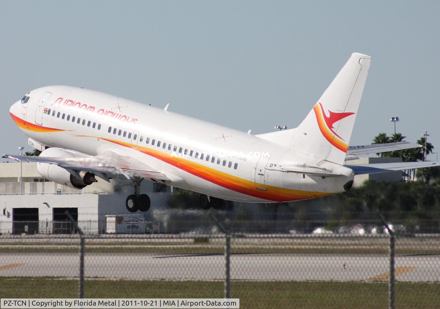 PZ-TCN, 1997 Boeing 737-36N C/N 28668, Surinam 737