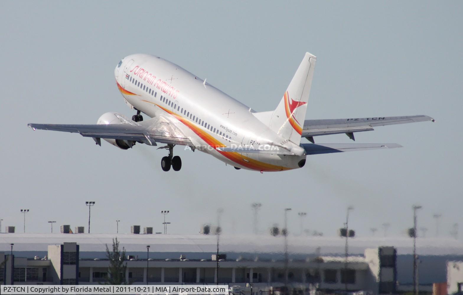 PZ-TCN, 1997 Boeing 737-36N C/N 28668, Surinam 737