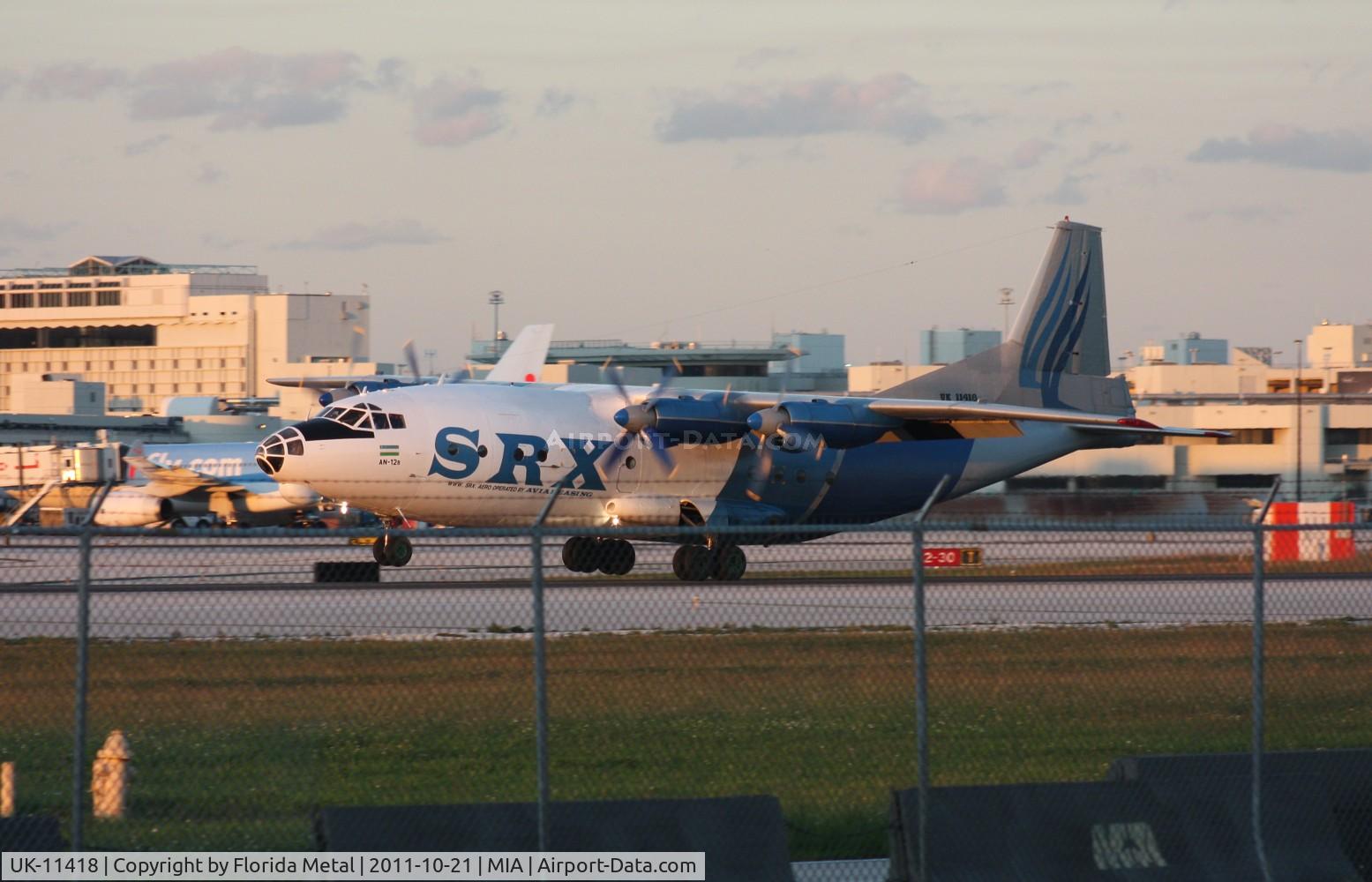 UK-11418, 1964 Antonov An-12B C/N 402504, Avia Leasing AN-12