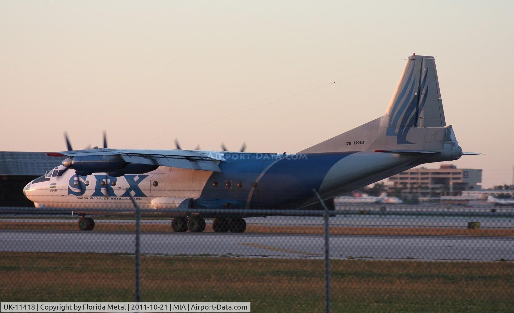 UK-11418, 1964 Antonov An-12B C/N 402504, Avia Leasing AN-12